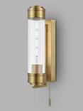 Där Tommaso Ribbed Glass Bathroom Wall Light