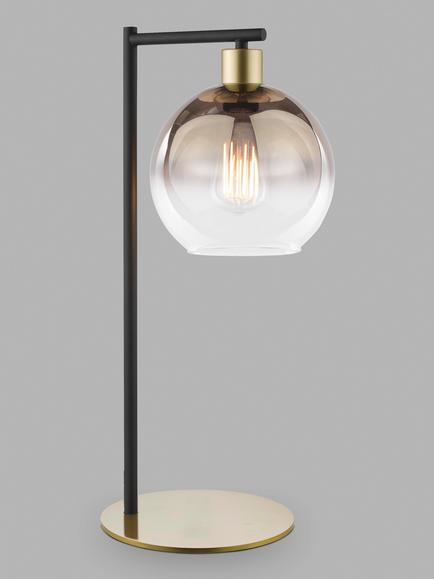 Där Lycia Ombre Glass Shade Table Lamp, Gold