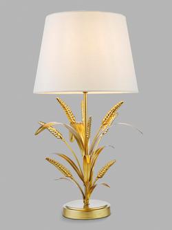 Där Phaedra Leaf Table Lamp, Gold, Gold