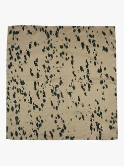 Tutti Bay Abstract Pure Silk Scarf, Gold, Gold