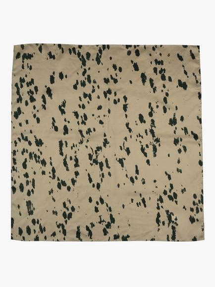 Tutti Bay Abstract Pure Silk Scarf, Gold, Gold