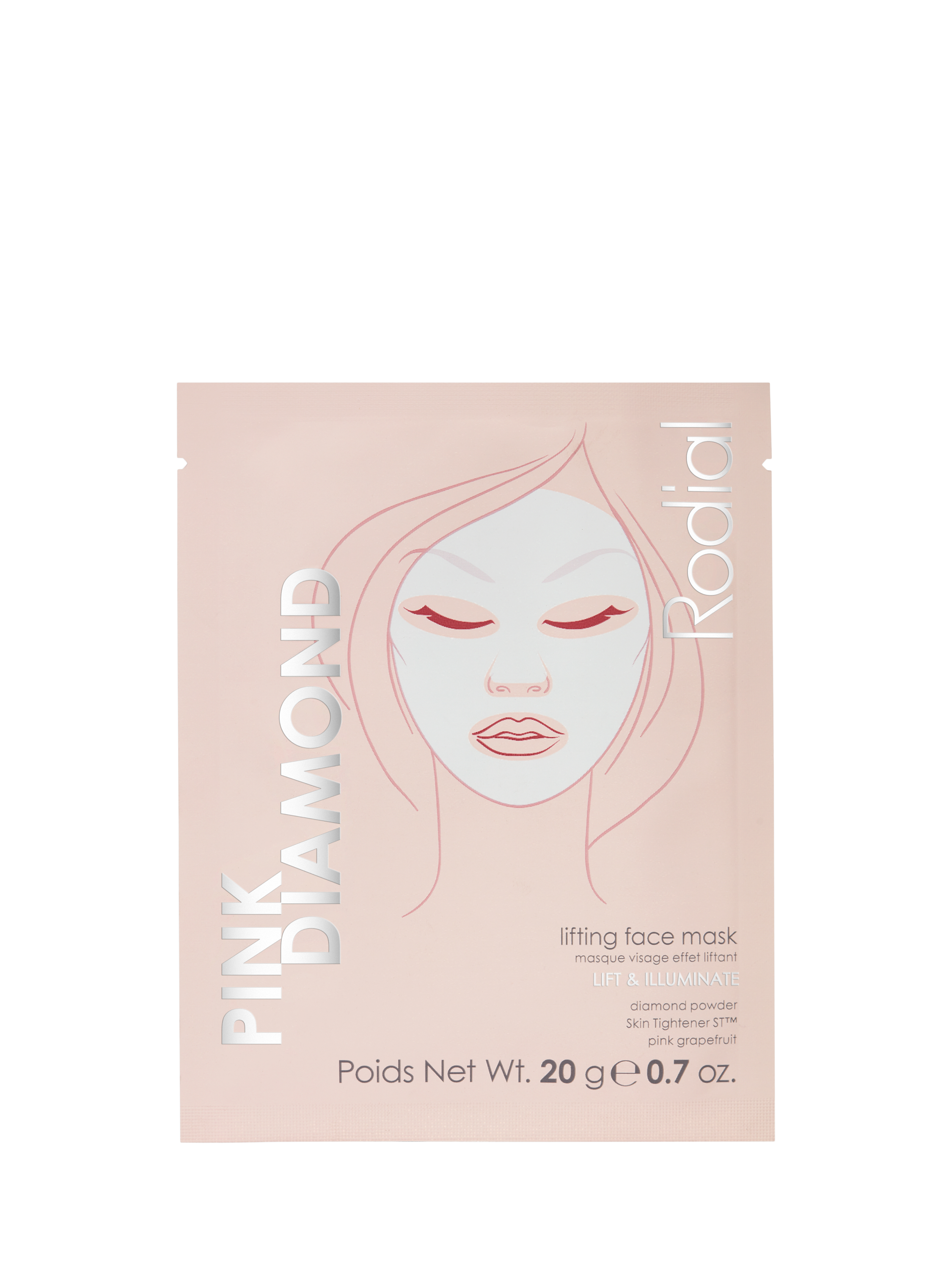 Rodial Pink Diamond Lifting Face Mask, 20g