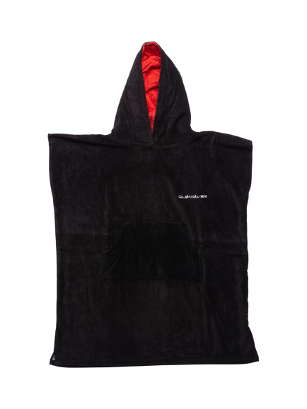 Quiksilver KIds' Hooded Towel, Jet Black, Jet Black