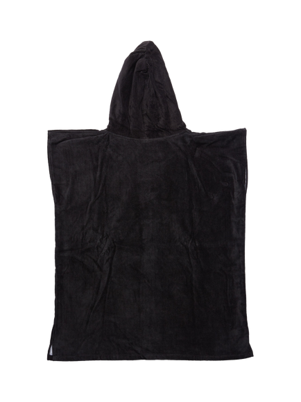 Quiksilver KIds' Hooded Towel, Jet Black - view 2, Jet Black
