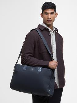 Barbour Cascade Holdall Bag, Navy - view 2, Navy