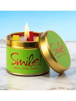 Lily-flame Smile Tin Scented Candle, 230g - view 2, Green