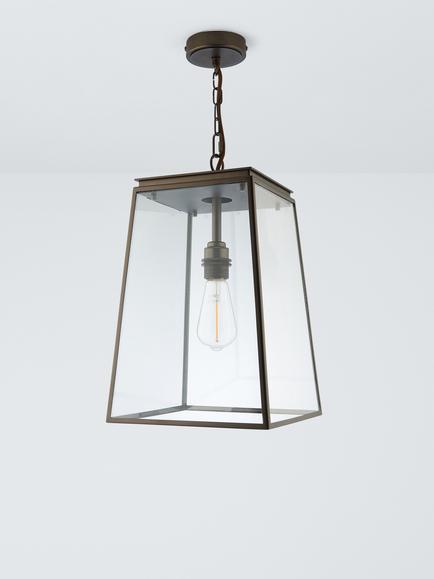 John Lewis Abbotsbury Pendant Ceiling Light, Antique Bronze - view 2, Antique Bronze