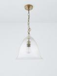 John Lewis Farmhouse Bubble Glass Pendant Ceiling Light