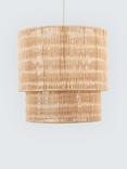 John Lewis Farmhouse Rattan Easy-to-Fit Ceiling Shade, Natural