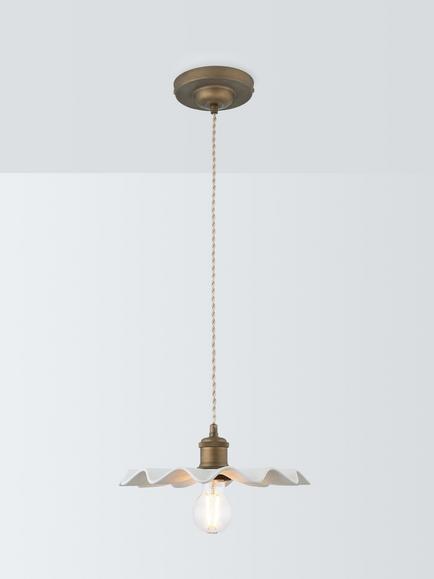 John Lewis Holm Pendant Ceiling Light, Tarnished Brass, Tarnished Brass