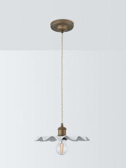 John Lewis Holm Pendant Ceiling Light, Tarnished Brass - view 2, Tarnished Brass