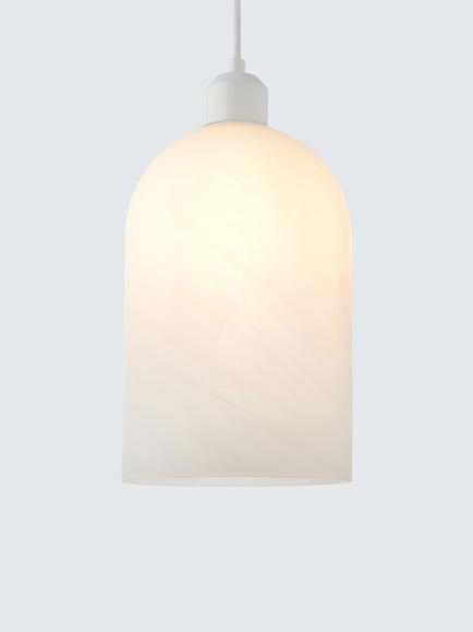 John Lewis Murray Easy-to-Fit Ceiling Shade, Alabaster Effect, Alabaster Effect