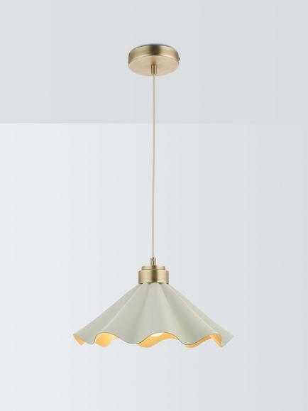 John Lewis Soft Scallop Pendant Ceiling Light, Marshmallow