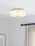 John Lewis Ripley Glass Flush Ceiling Light
