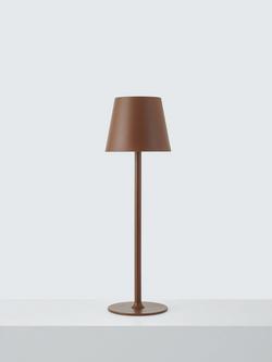 John Lewis Anvil Rechargeable Table Lamp - view 2, Auburn