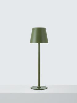 John Lewis Anvil Rechargeable Table Lamp - view 2, Avocado