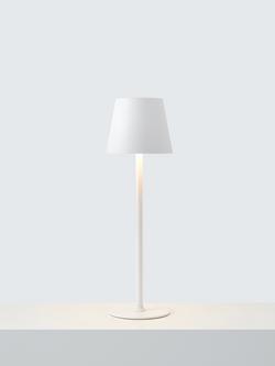 John Lewis Anvil Rechargeable Table Lamp, White