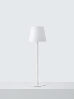 John Lewis Anvil Rechargeable Table Lamp - view 2, White