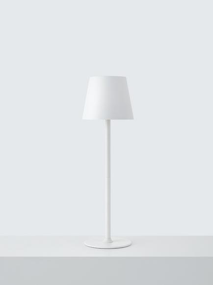 John Lewis Anvil Rechargeable Table Lamp - view 2, White