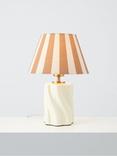 John Lewis Twist Ceramic Table Lamp, Marshmallow