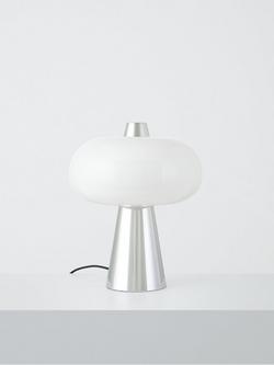 John Lewis Doughnut Table Lamp - view 2, Chrome