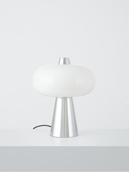 John Lewis Doughnut Table Lamp - view 2, Chrome