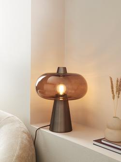 John Lewis Doughnut Table Lamp - view 2, Cocoa
