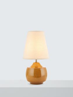 John Lewis Felix Ceramic Table Lamp, Ochre