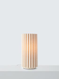 John Lewis Modern Scallop Table Lamp, Marshmallow, Marshmallow