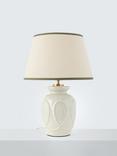John Lewis Pearl Ceramic Table Lamp, Marshmallow