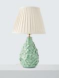John Lewis Yesenia Ceramic Table Lamp, Green