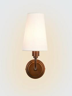 John Lewis Fairford Wall Light, Oil Rubbed Bronze, Oil Rubbed Bronze