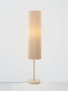 John Lewis Modern Scallop Floor Lamp, Marshmallow