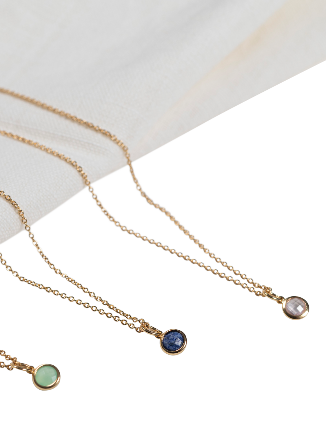 Product image 2 of 4, which shows Auree Bilbao Birthstone Pendant Necklace, July/Carnelian