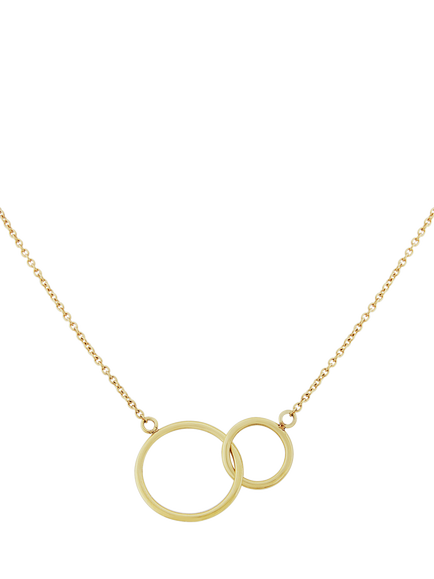 Auree Kelso Interlinking Rings Chain Necklace, Gold