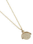Auree Seychelles Spin I Love You Pendant Necklace, Gold