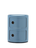 Kartell Componibili 2-Tier Side Table, Blue