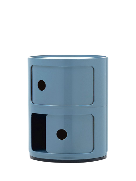 Kartell Componibili 2-Tier Side Table - view 2, Blue