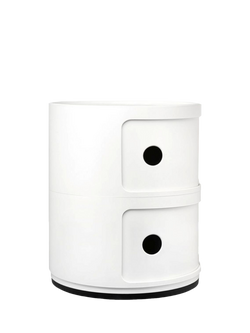 Kartell Componibili 2-Tier Side Table - view 2, White