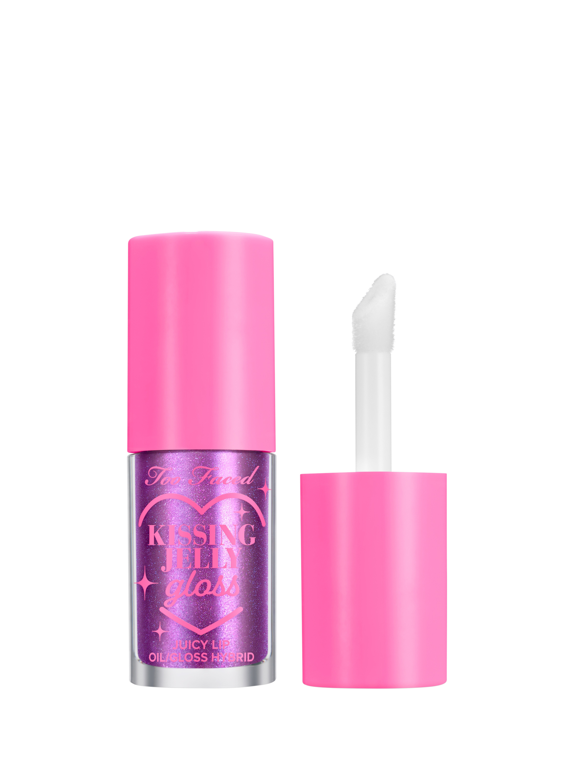 Product image 1 of 5, which shows Too Faced Kissing Jelly Lip Oil Gloss, Birthday Kiss