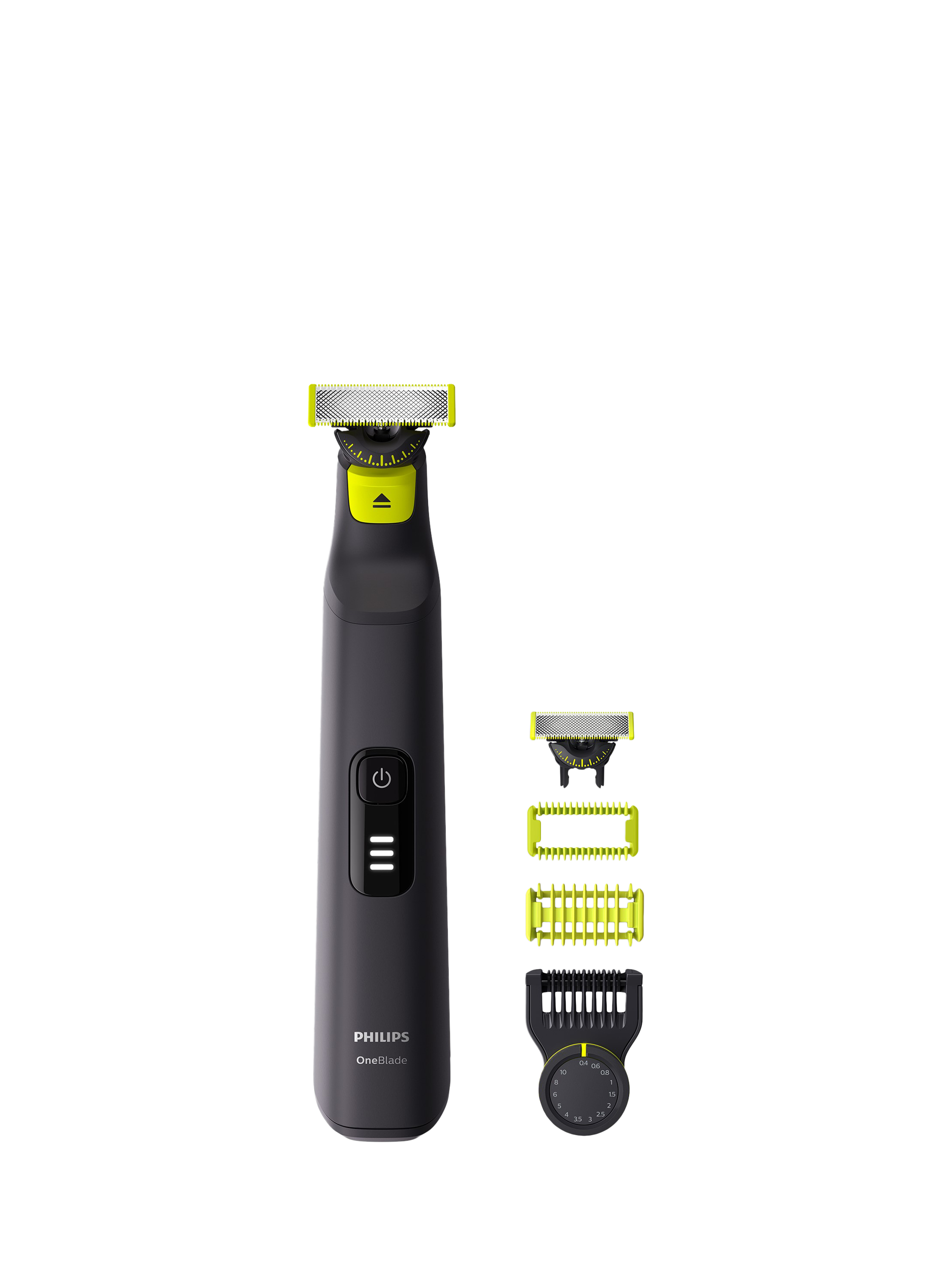 Product image 1 of 8, which shows Philips QP6542/15 OneBlade Pro 360 Beard Trimmers, Green