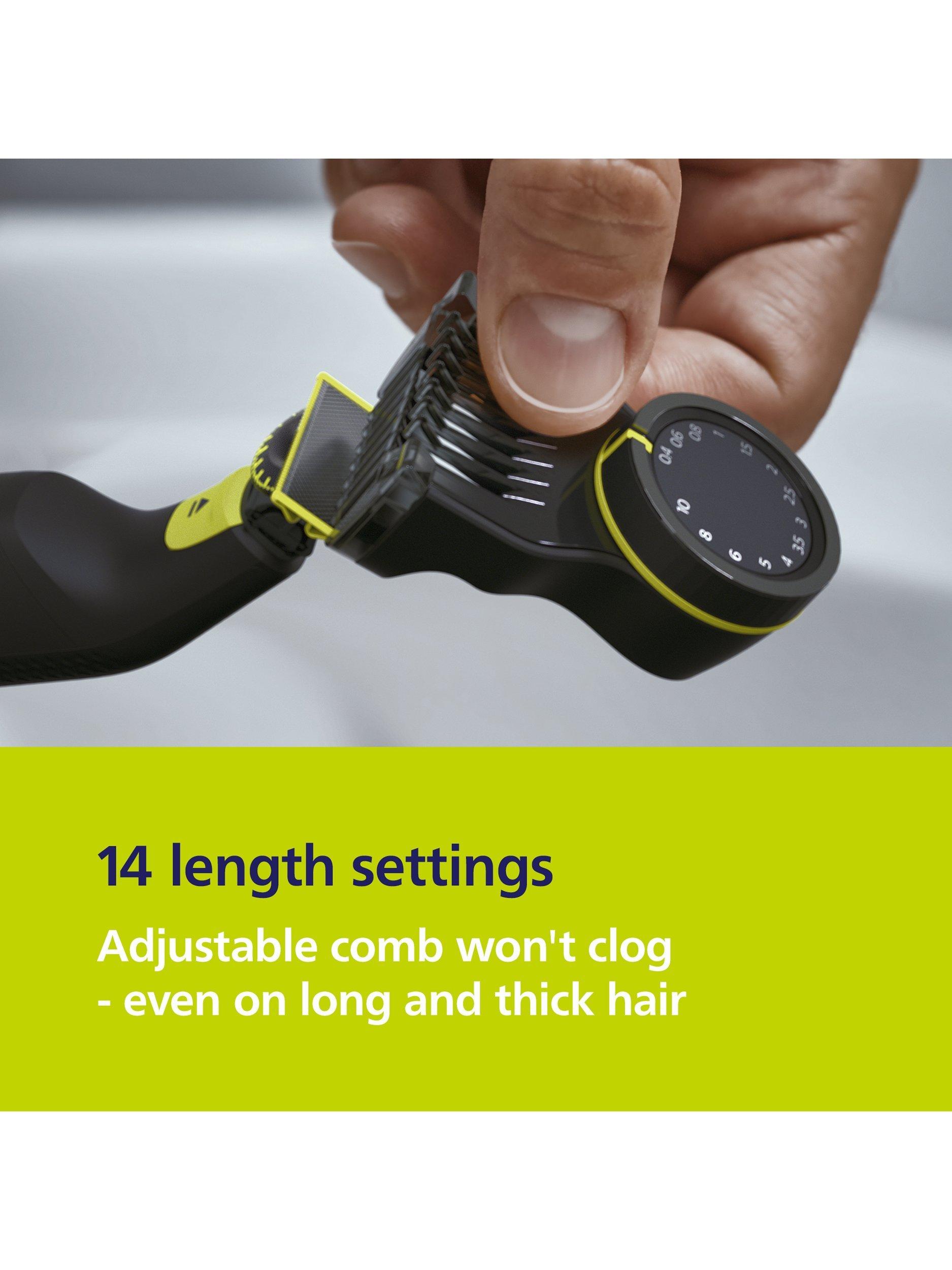 Product image 7 of 8, which shows Philips QP6542/15 OneBlade Pro 360 Beard Trimmers, Green