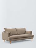 John Lewis Fika Large 3 Seater Sofa, Light Leg, Chunky Chenille Natural