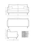 John Lewis Fika Large 3 Seater Sofa, Light Leg, Chunky Chenille Natural