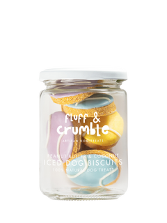 Fluff & Crumble Tennis Ball Dog Biscuit Jar