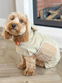 Cocopup Teddy Dog Drying Robe, Multi, Medium - view 2, Multi