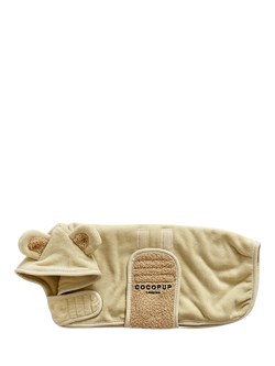 Cocopup Teddy Dog Drying Robe, Multi, Small, Multi