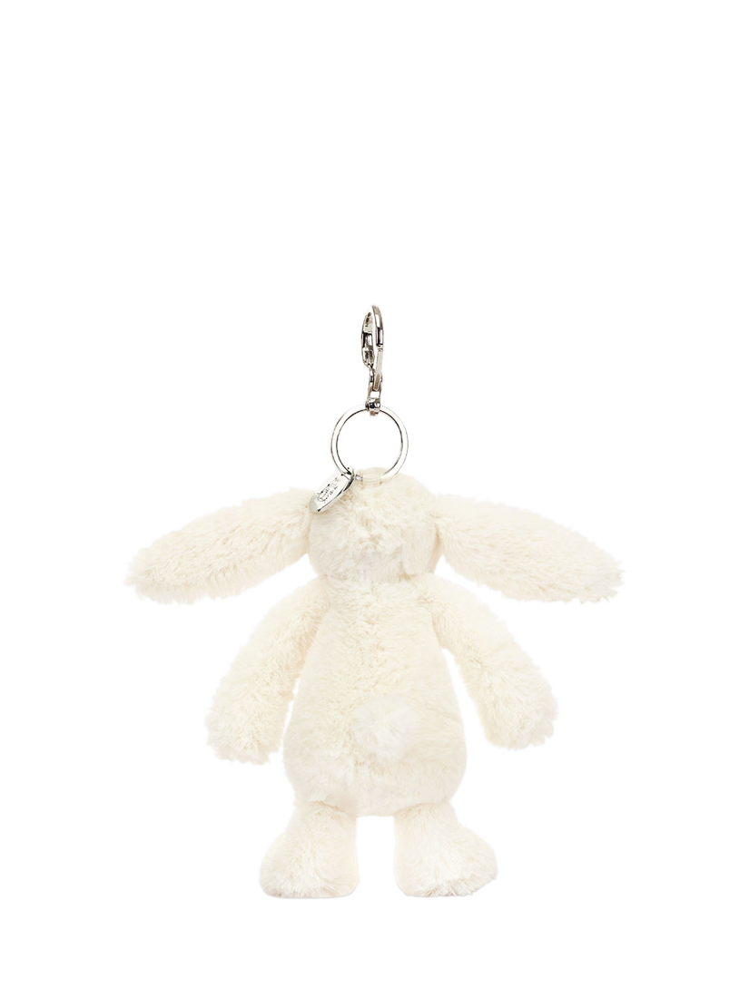Product image 4 of 4, which shows Jellycat Bashful Blossom Bunny Bag Charm, Cream/Berry