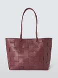 John Lewis Woven Leather Tote Bag