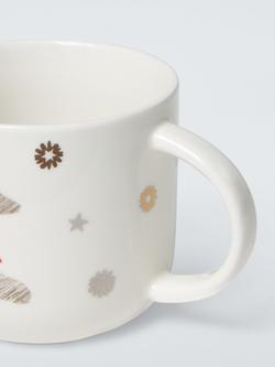 John Lewis Reindeer Stoneware Mug, 350ml - view 2, 